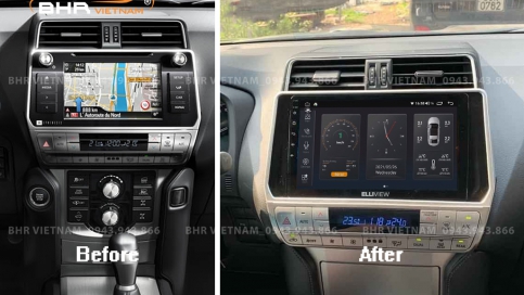 Màn hình DVD Android liền camera 360 xe Toyota Land Cruiser Prado 2017 - nay | Elliview S4 Premium